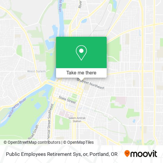 Public Employees Retirement Sys, or map