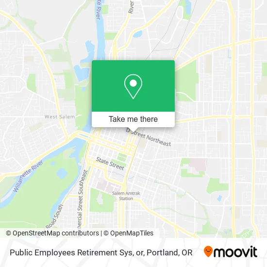 Public Employees Retirement Sys, or map