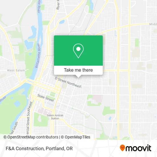 F&A Construction map