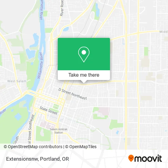 Extensionsnw map