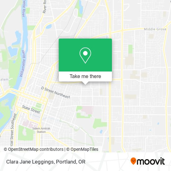 Clara Jane Leggings map