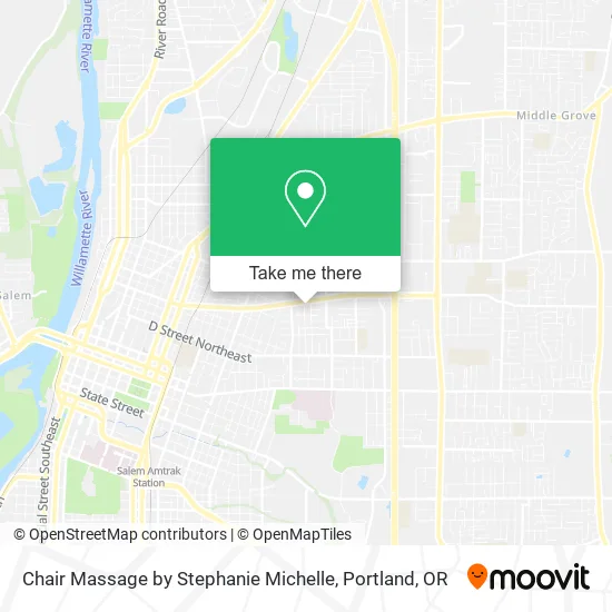 Chair Massage by Stephanie Michelle map