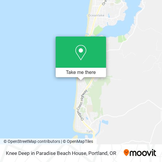 Mapa de Knee Deep in Paradise Beach House