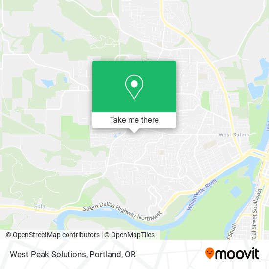 West Peak Solutions map