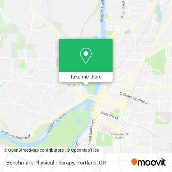 Benchmark Physical Therapy map