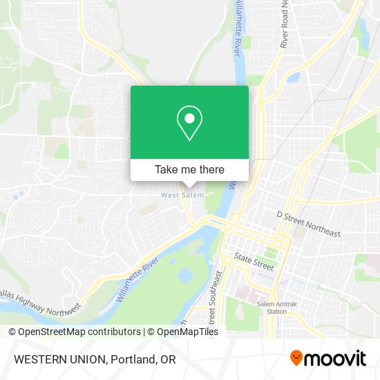 WESTERN UNION map