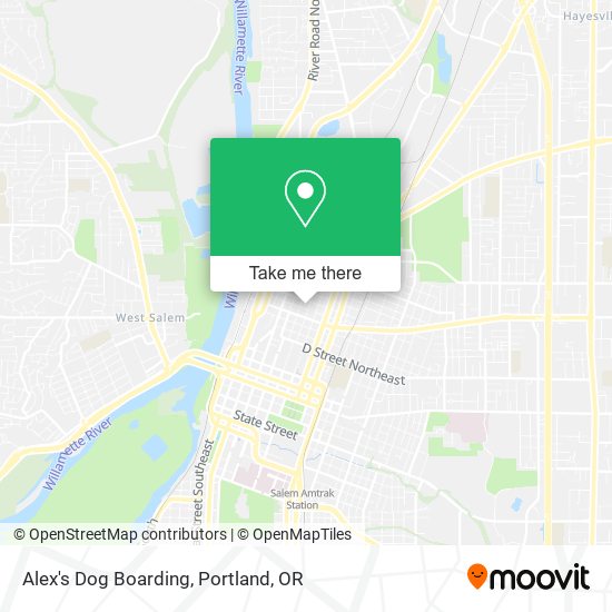 Mapa de Alex's Dog Boarding