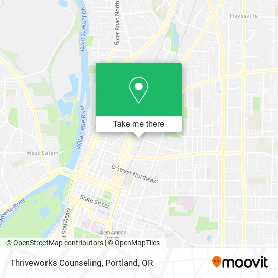 Thriveworks Counseling map