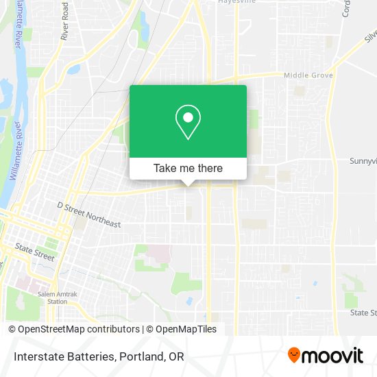Mapa de Interstate Batteries