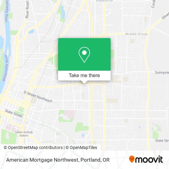 American Mortgage Northwest map
