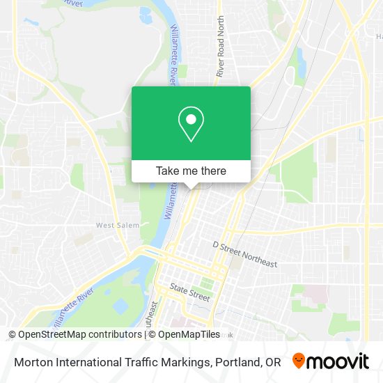 Mapa de Morton International Traffic Markings