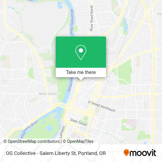 OG Collective - Salem Liberty St map