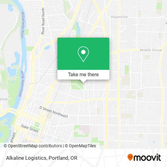 Alkaline Logistics map