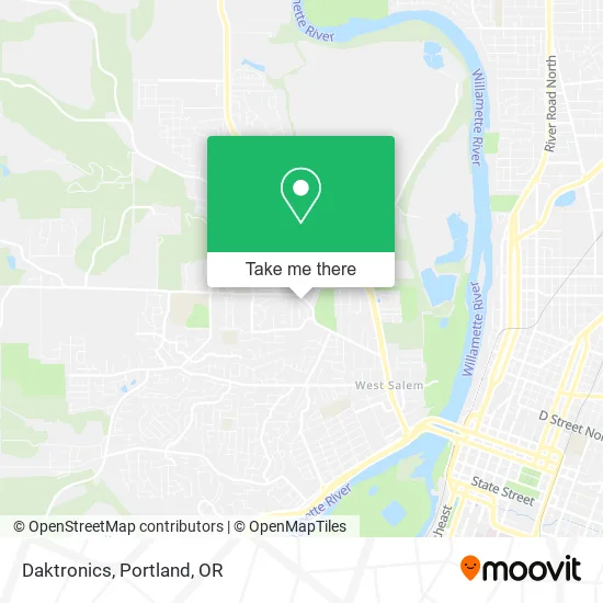 Daktronics map