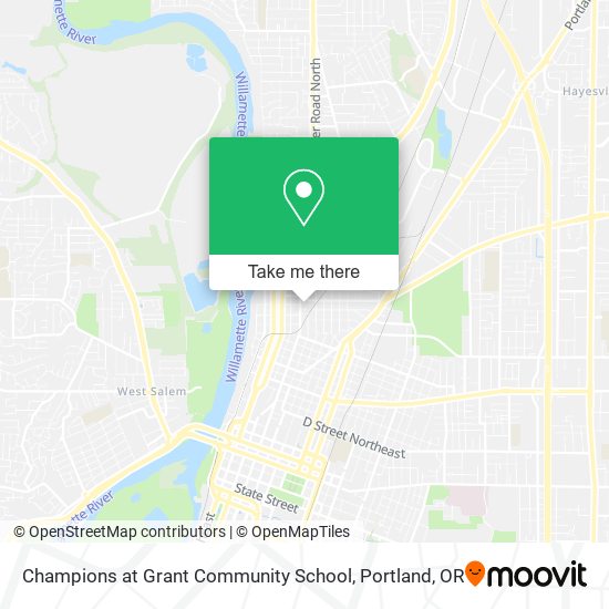 Champions at Grant Community School map