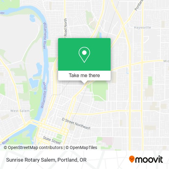 Mapa de Sunrise Rotary Salem