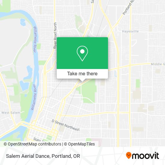 Mapa de Salem Aerial Dance