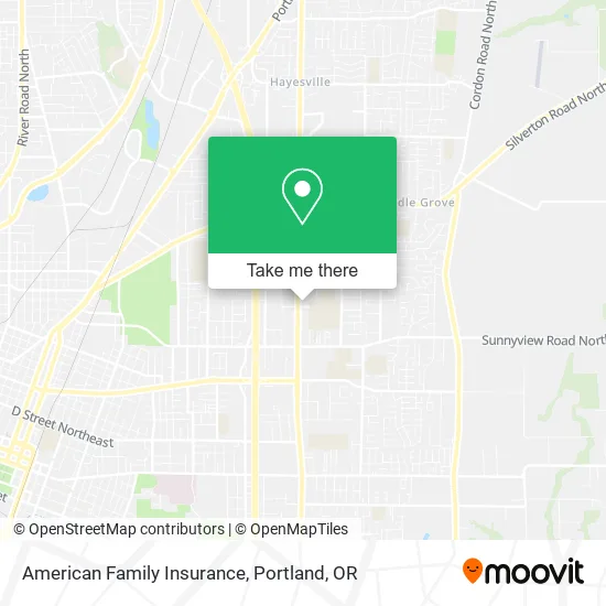 American Family Insurance map