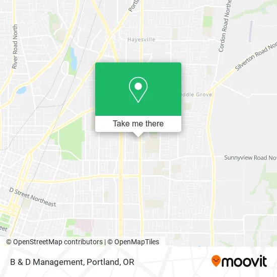 B & D Management map