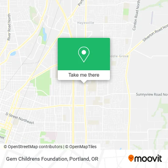 Gem Childrens Foundation map