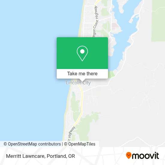 Merritt Lawncare map