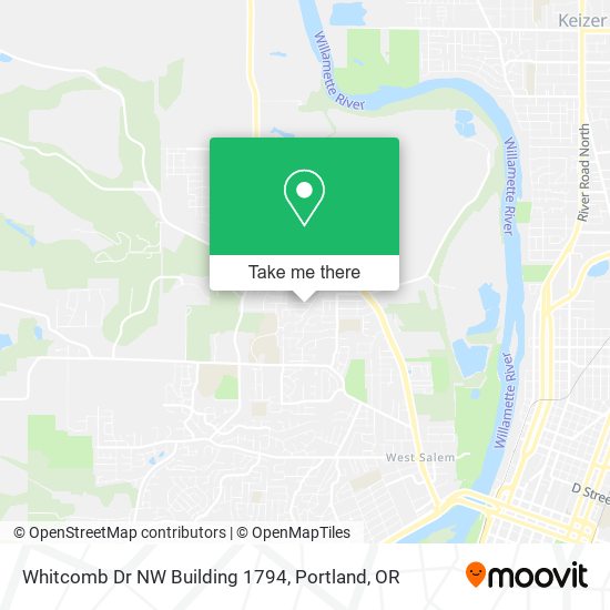 Whitcomb Dr NW Building 1794 map