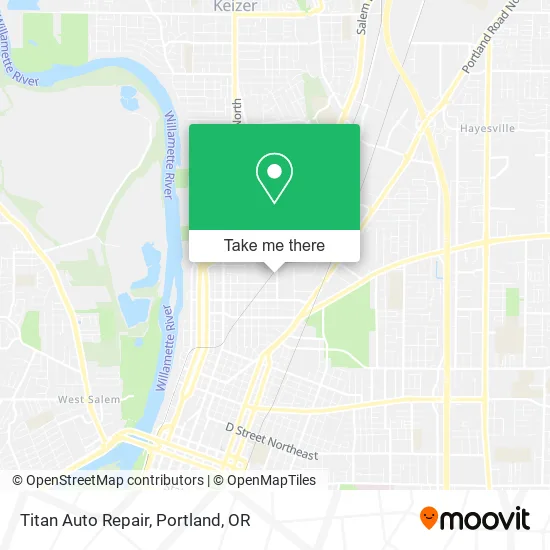 Titan Auto Repair map