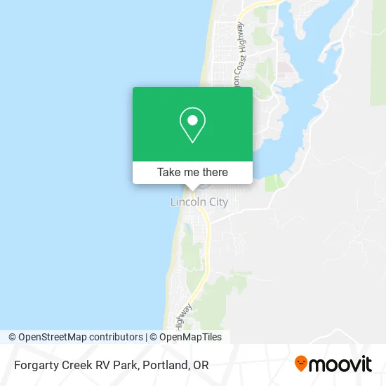 Forgarty Creek RV Park map