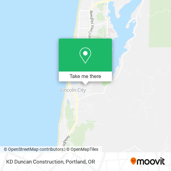 KD Duncan Construction map