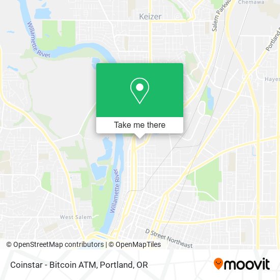 Mapa de Coinstar - Bitcoin ATM