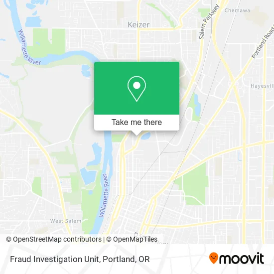 Fraud Investigation Unit map