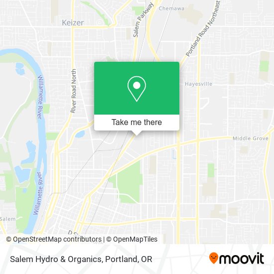 Salem Hydro & Organics map