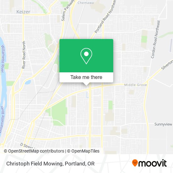 Christoph Field Mowing map