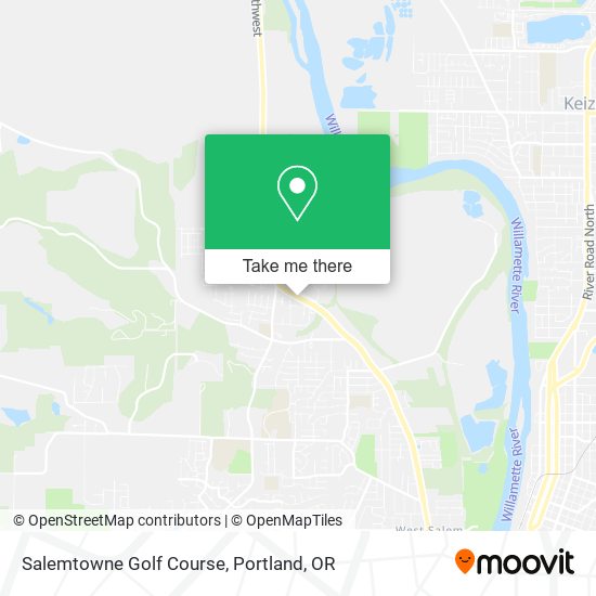 Salemtowne Golf Course map