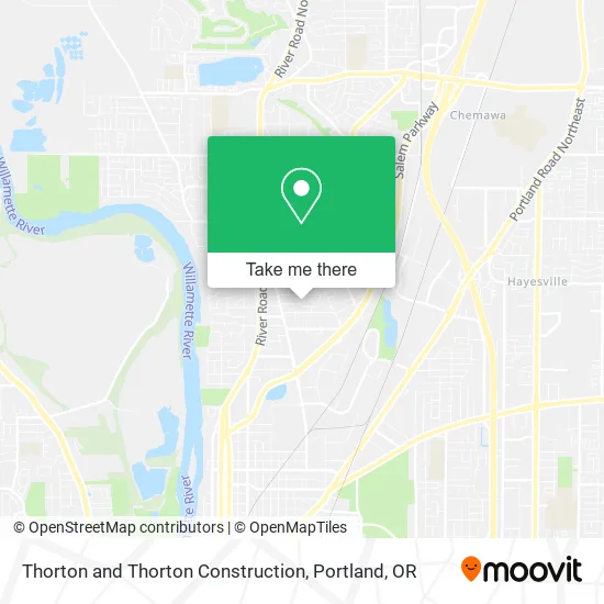 Thorton and Thorton Construction map