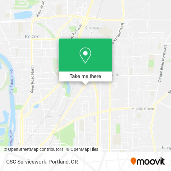 CSC Servicework map