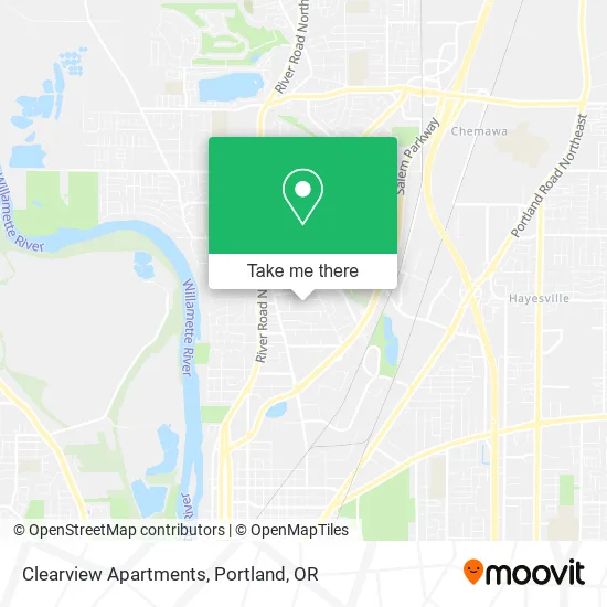 Clearview Apartments map