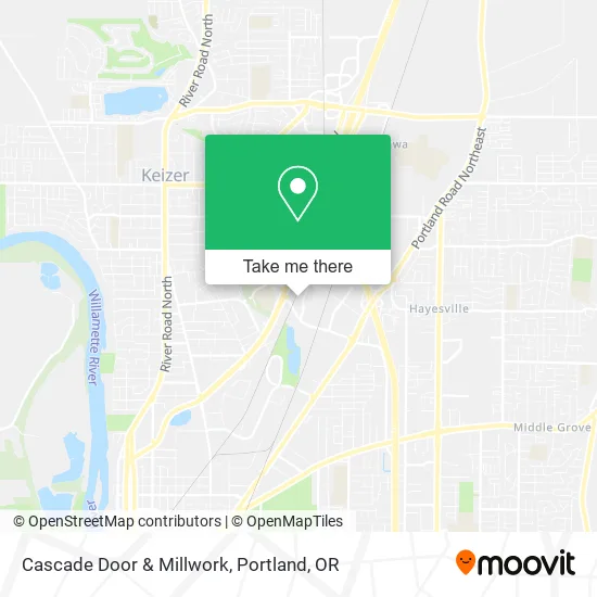 Mapa de Cascade Door & Millwork