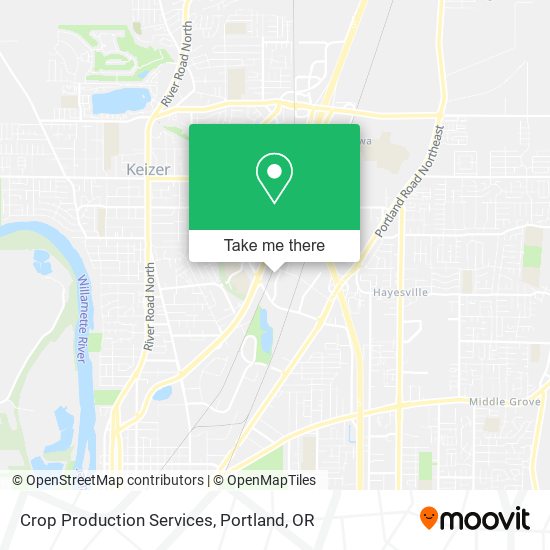 Crop Production Services map