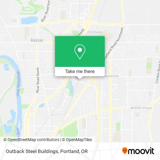 Outback Steel Buildings map