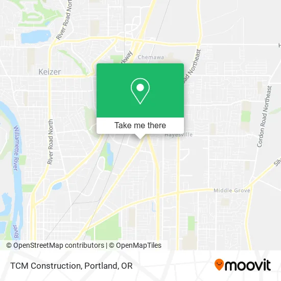 TCM Construction map