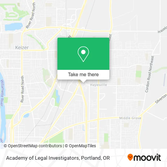 Academy of Legal Investigators map