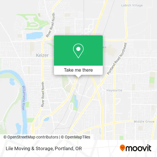 Mapa de Lile Moving & Storage