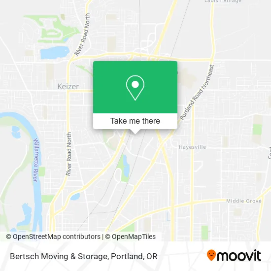 Mapa de Bertsch Moving & Storage