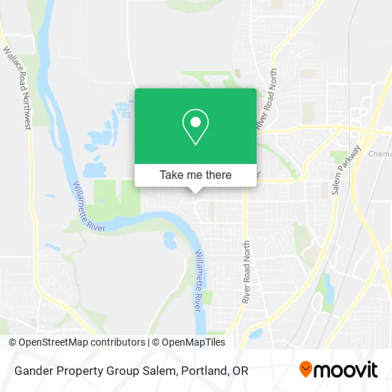 Gander Property Group Salem map