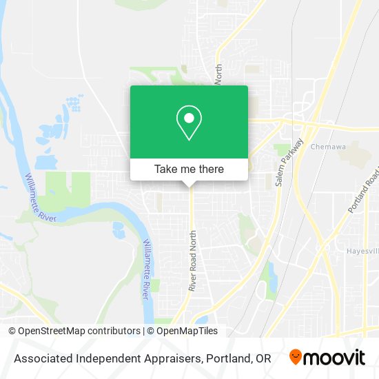 Mapa de Associated Independent Appraisers