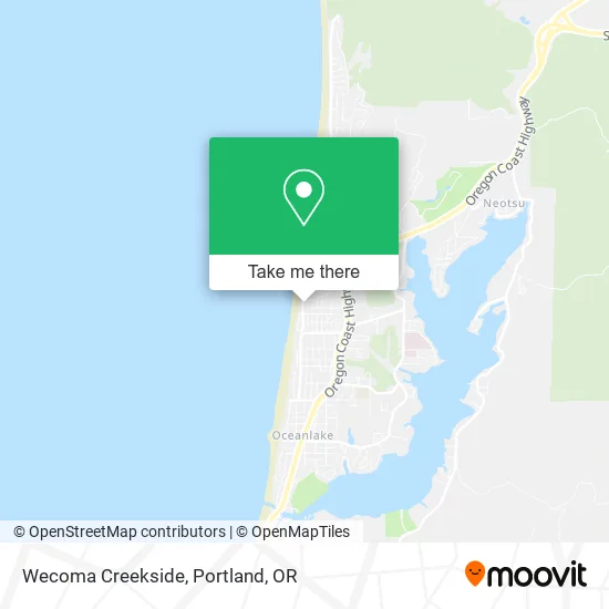 Mapa de Wecoma Creekside