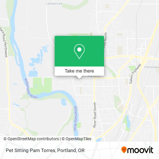 Mapa de Pet Sitting Pam Torres