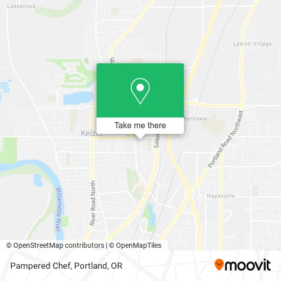 Pampered Chef map