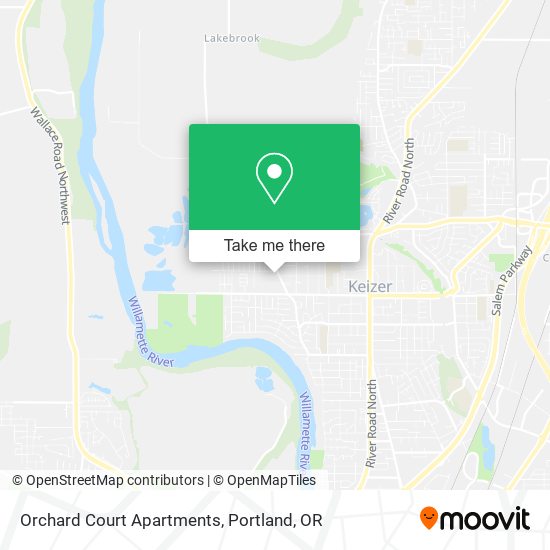 Orchard Court Apartments map
